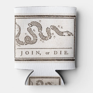 Join or Die Flag Original Can Cooler
