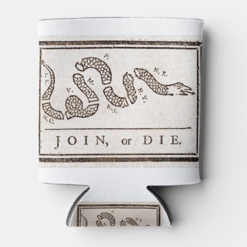 Join or Die Flag Original Can Cooler