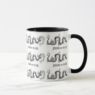 'Join or Die' Historic Colonial Unity Image Mug