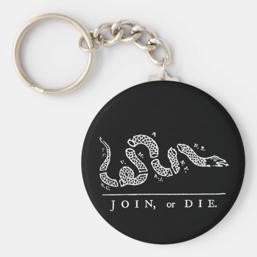 Join or Die Keychain