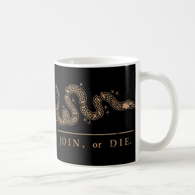 Join Or Die - Libertarian Coffee Mug (Right)