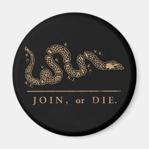 Join or Die Libertarian  Magnet