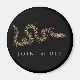 Join or Die Libertarian Magnet
