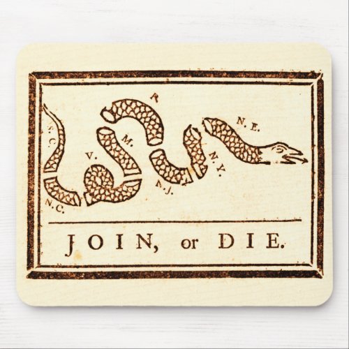 Join or Die Mouse Pad