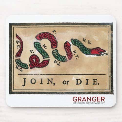 Join or Die Mouse Pad