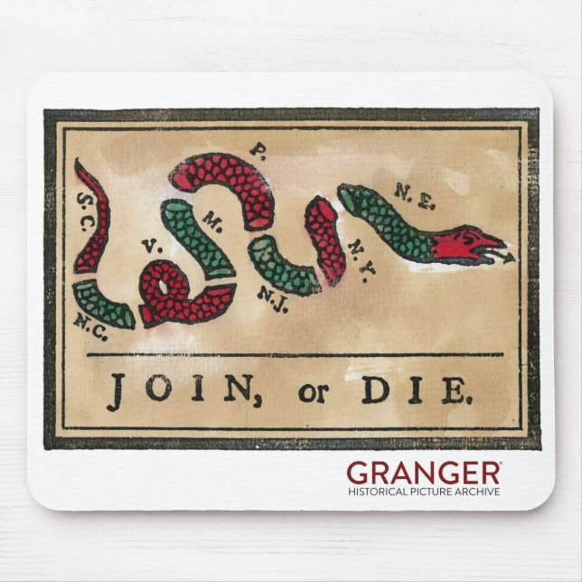 Join or Die Mouse Pad (Front)