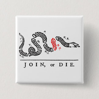JOIN, or DIE New York Pinback Button