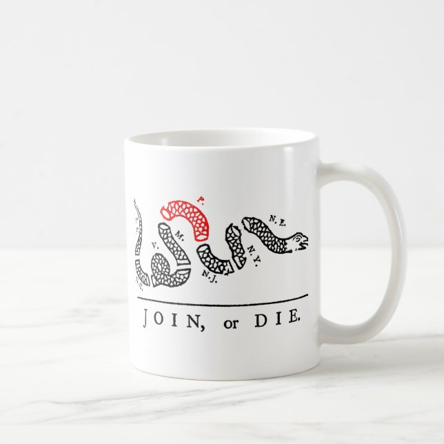JOIN, or DIE Pennsylvania Coffee Mug (Right)