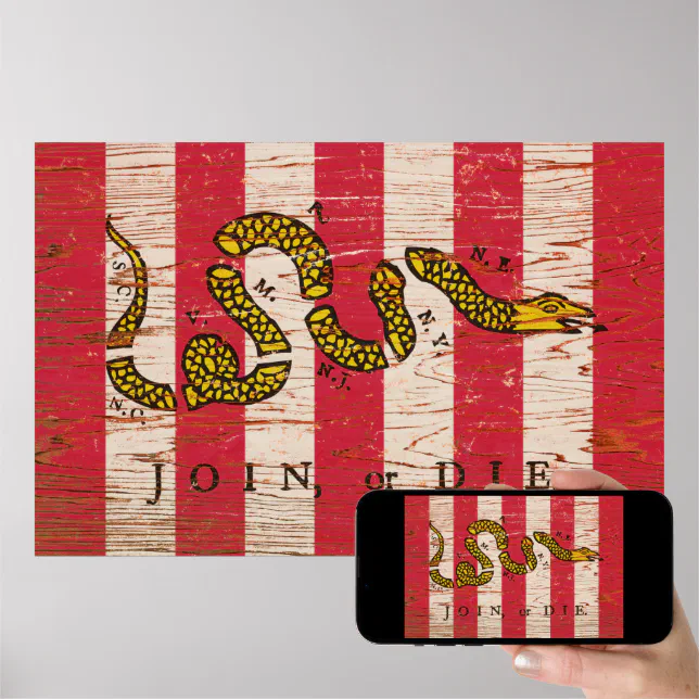 Join or Die Print | Zazzle