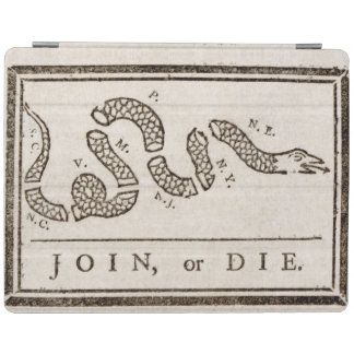 Join or Die Rattlesnake: Cartoon Resistance iPad Smart Cover