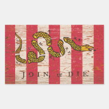 Join or Die Sons of Liberty Flag Stickers