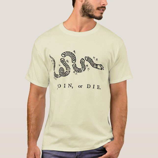 Join or Die Sons of Liberty T-shirt (Front)
