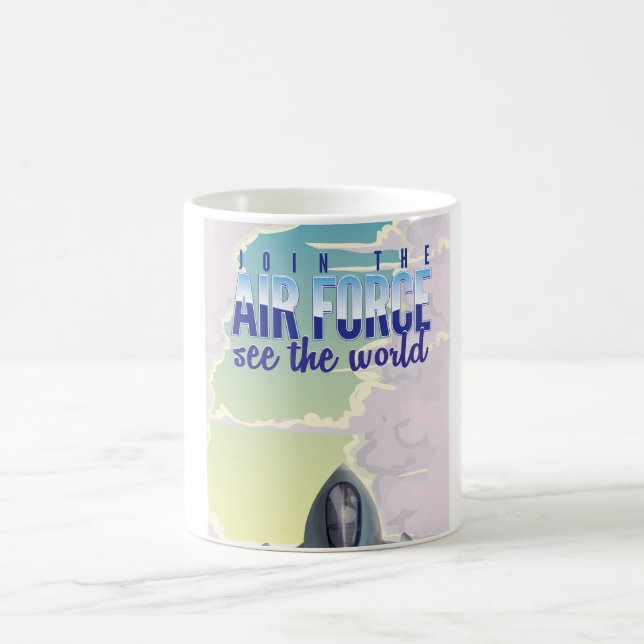 Join the Air Force Poster Coffee Mug (Center)