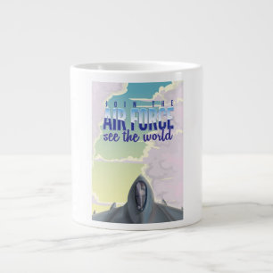 Join the Air Force Poster. Giant Coffee Mug
