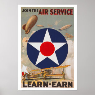 Join the Air Service Poster