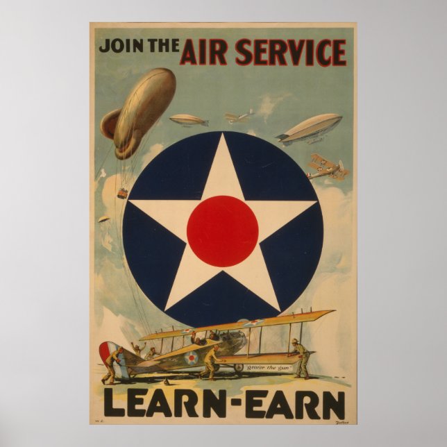 Join the Air Service Poster (Front)