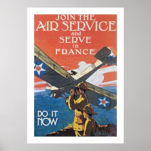 Join the Air Service Poster