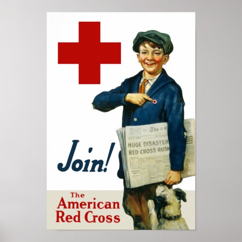 Join The American Red Cross Poster