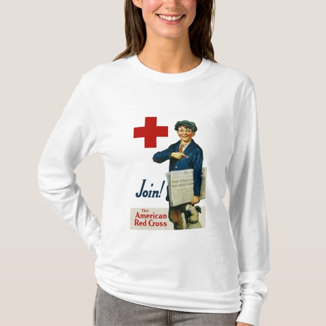 Join The American Red Cross T-Shirt (Front)