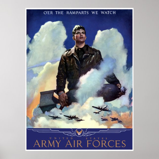 Join The Army Air Forces -- Border Poster (Front)