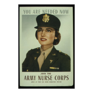 Join The Army Nurse Corps World War II Propaganda Poster
