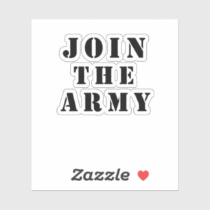Join the army sticker