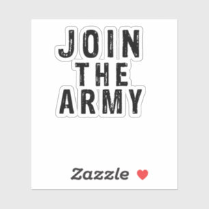 Join the army sticker