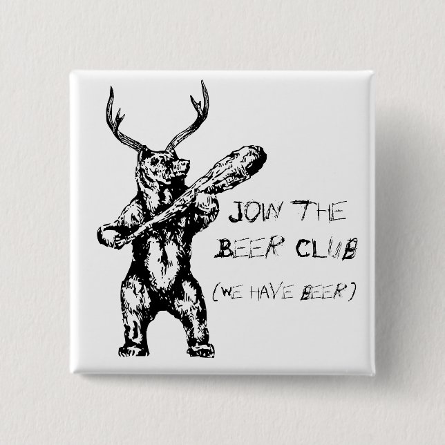 Join the Beer Club Button (Front)