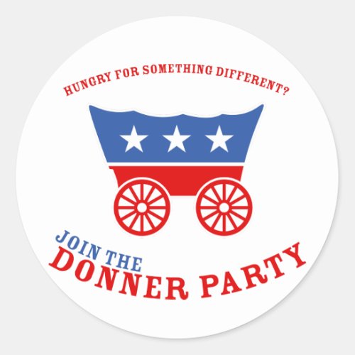 Join the Donner Party Sticker