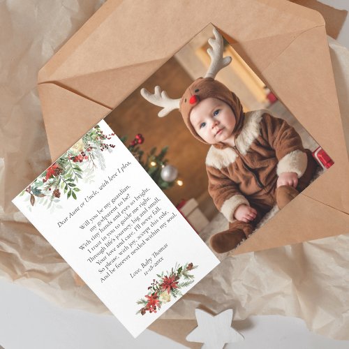Join the Festive Fun Will you be my Godparent Invitation