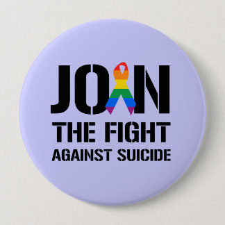 Join the fight against gay suicide button