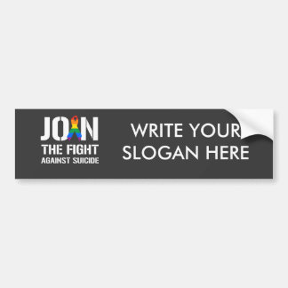 Join the fight against LGBT suicide Bumper Sticker
