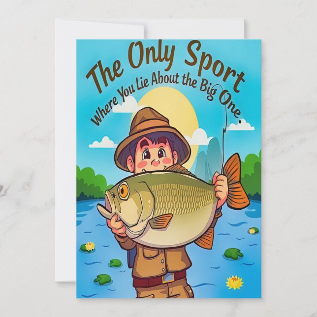 Join the Fishing Fun Invitation (Front)