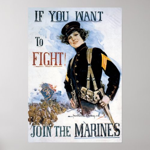 Join the Marines Poster