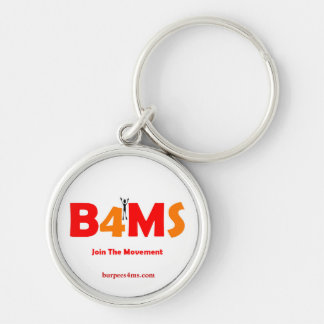 Join The Movement Burpees 4 MS Keychain