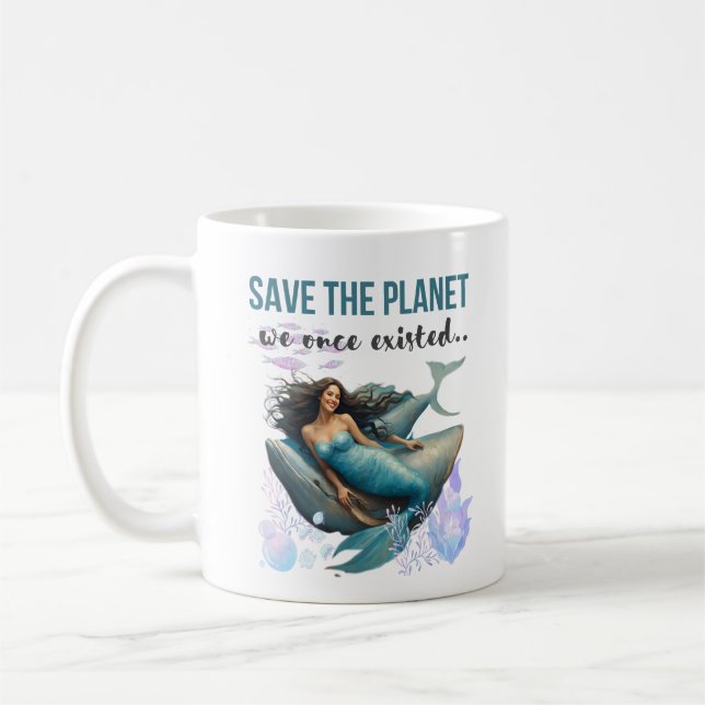 Join the Movement: Save the Planet with Every Purc Coffee Mug (Left)