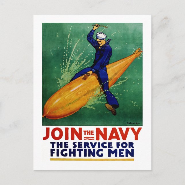 Join the Navy Postcard (Front)