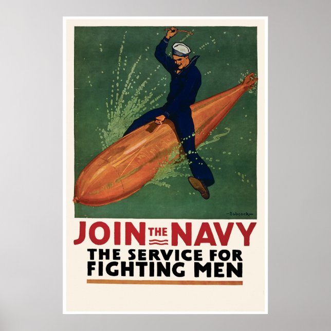 Join the Navy Poster (Front)
