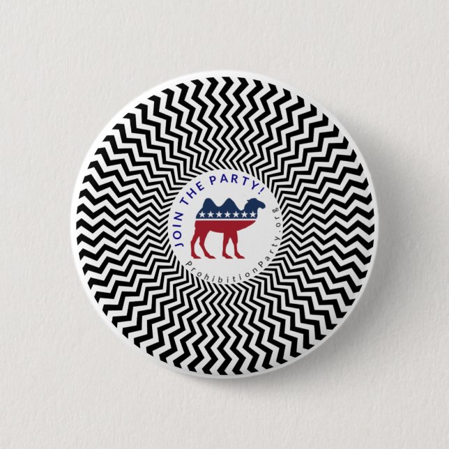 Join the Party! Prohibition Party Button (Front)