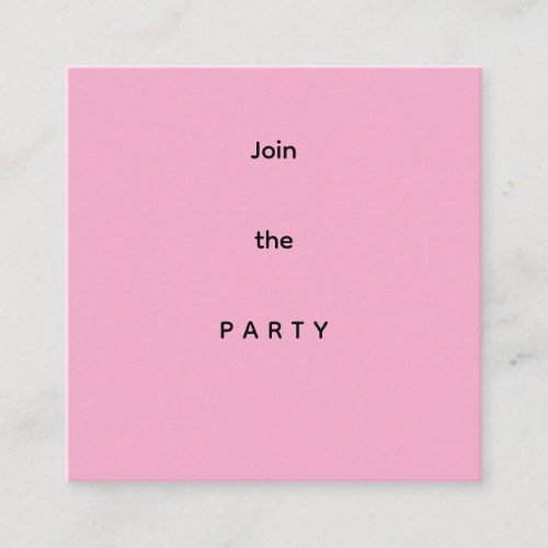 Join the party  referral card