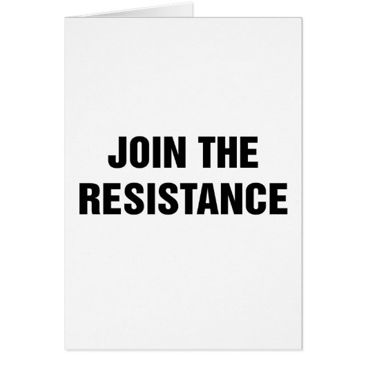 Join the Resistance (Front)