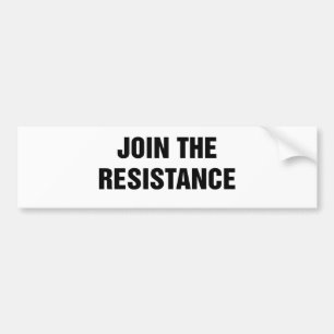 Join the Resistance Bumper Sticker