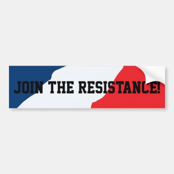 Join The Resistance Bumper Stickerjoi Bumper Sticker by Westsidestore at Zazzle