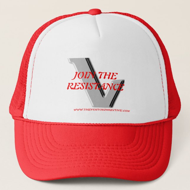 JOIN THE RESISTANCE TRUCKER HAT (Front)