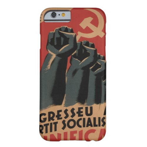 Join the Socialist Unity Party_Propaganda Poster Barely There iPhone 6 Case