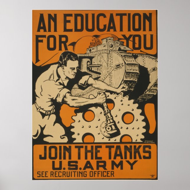 Join the Tanks Poster (Front)