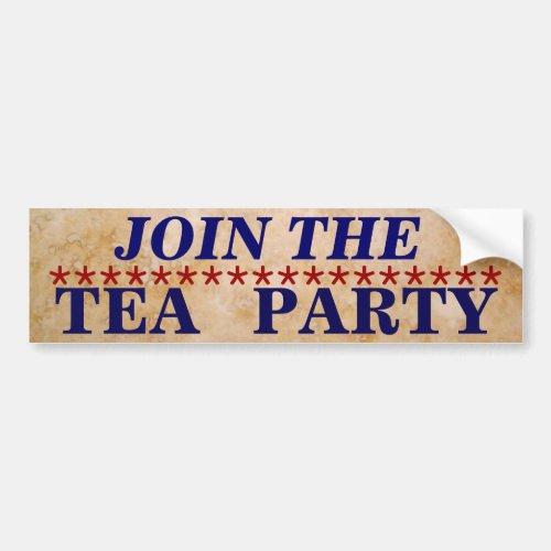 Join the Tea Party Bumper Sticker