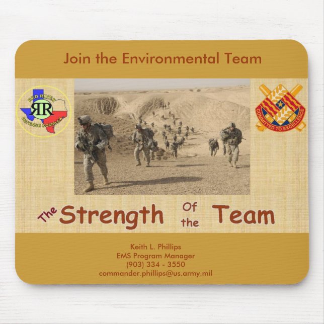 ...Join the Team Mouse Pad (Front)