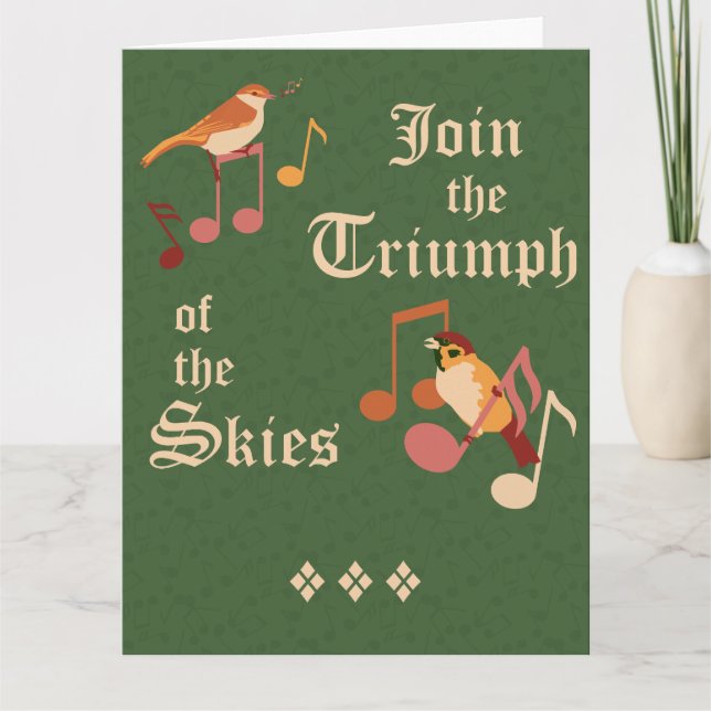 Join the Triumph of the Skies Card (Front)