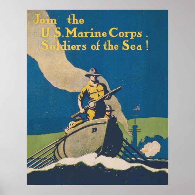 Join The U.S. Marine Corps Poster (Front)